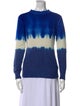 The Elder Statesman Cashmere Tie-Dye Print Sweater