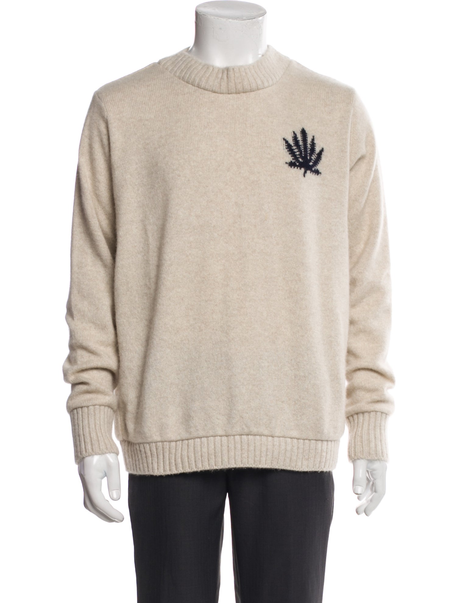 The Elder Statesman Cashmere Graphic Print Pullover