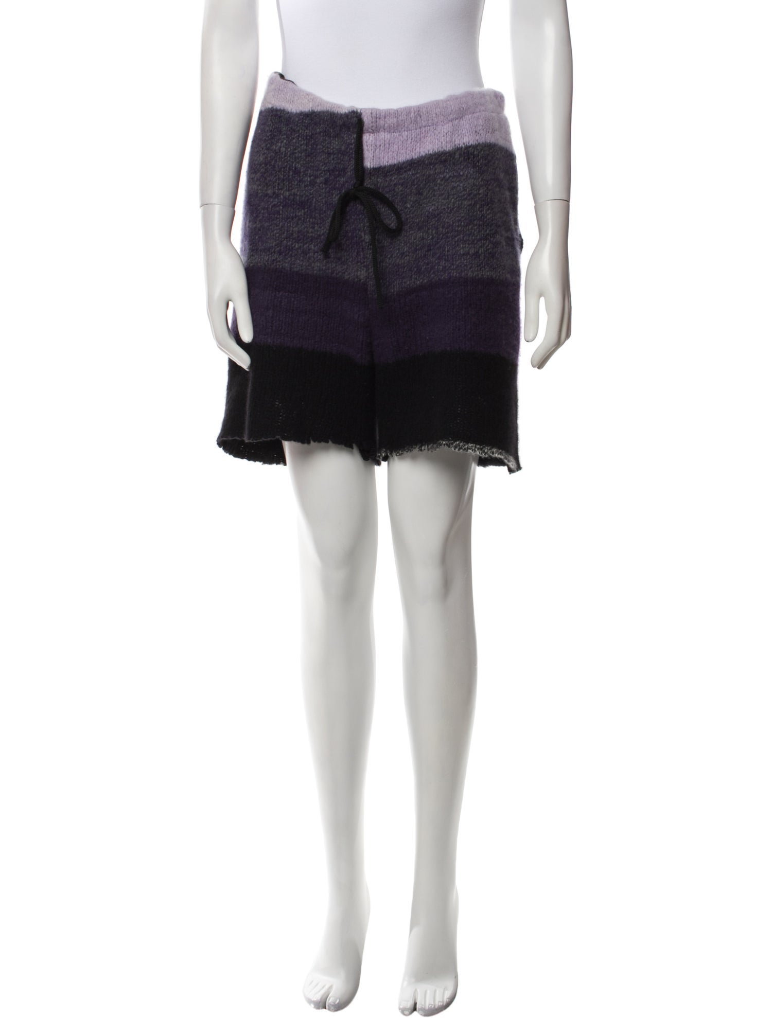 The Elder Statesman Cashmere Mini Shorts
