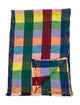 The Elder Statesman Color Block Throw Blanket