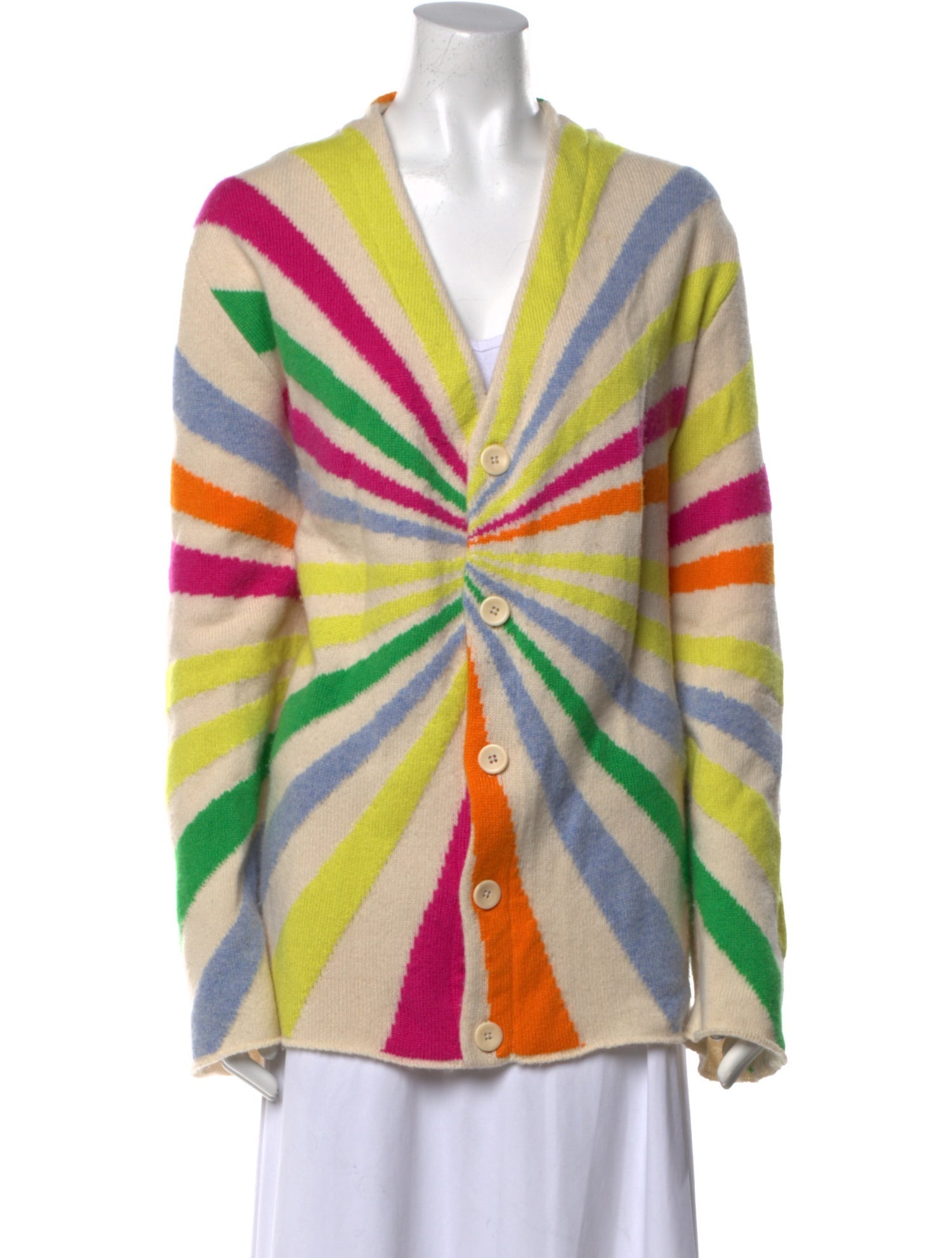 The Elder Statesman Cashmere Striped Sweater