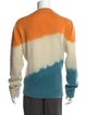 The Elder Statesman Cashmere Colorblock Pattern Pullover