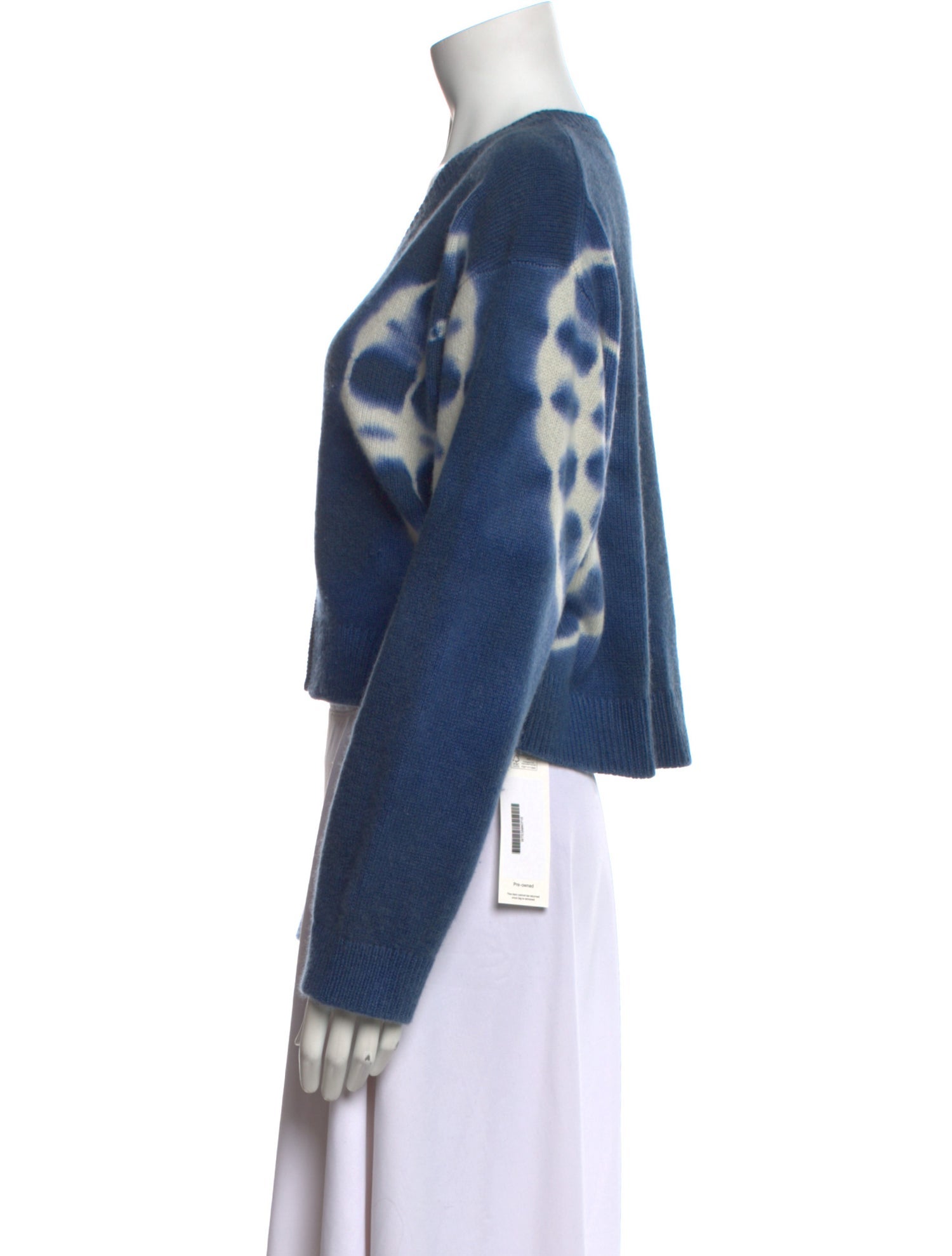 The Elder Statesman Cashmere Tie-Dye Print Sweater