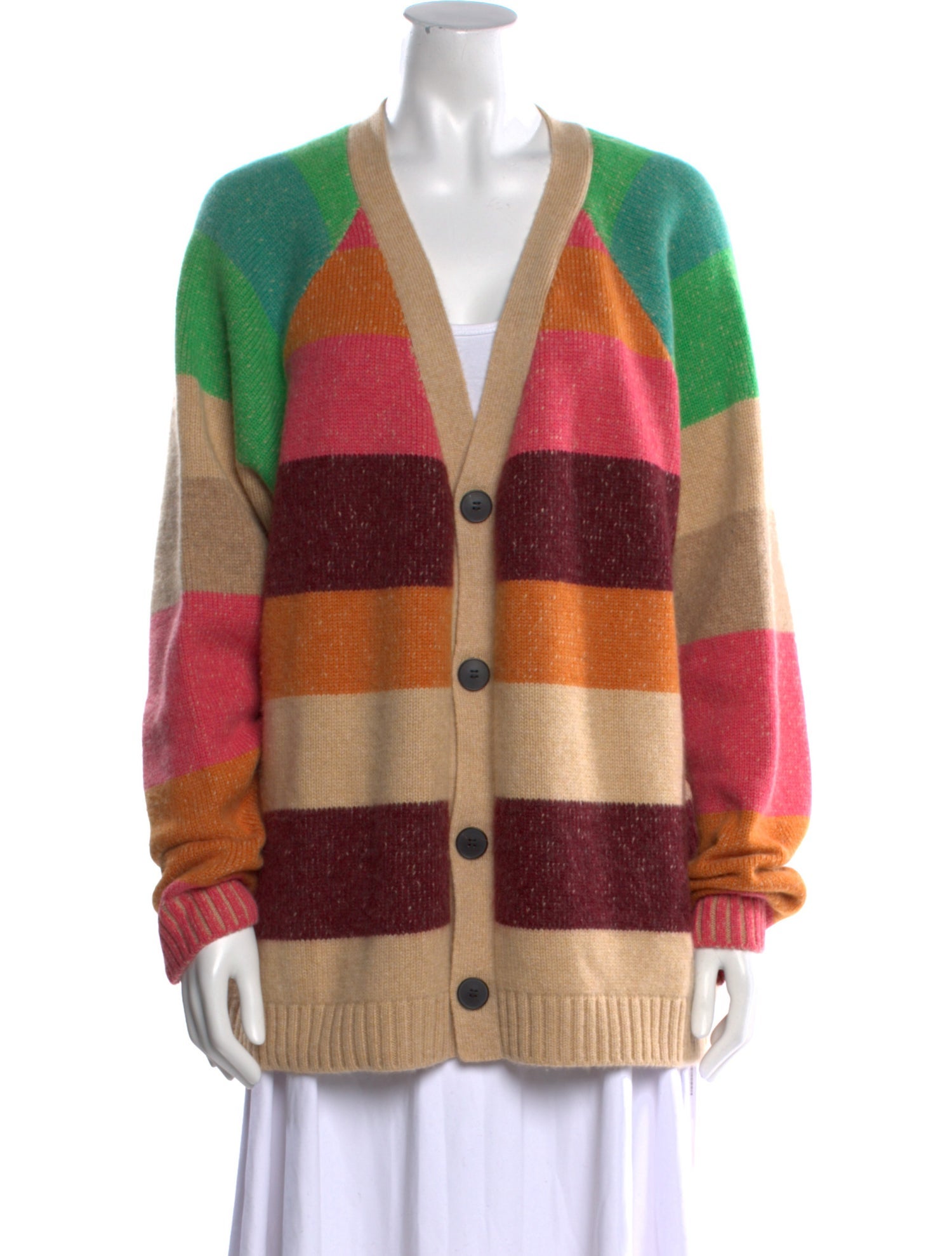 The Elder Statesman Cashmere Striped Sweater