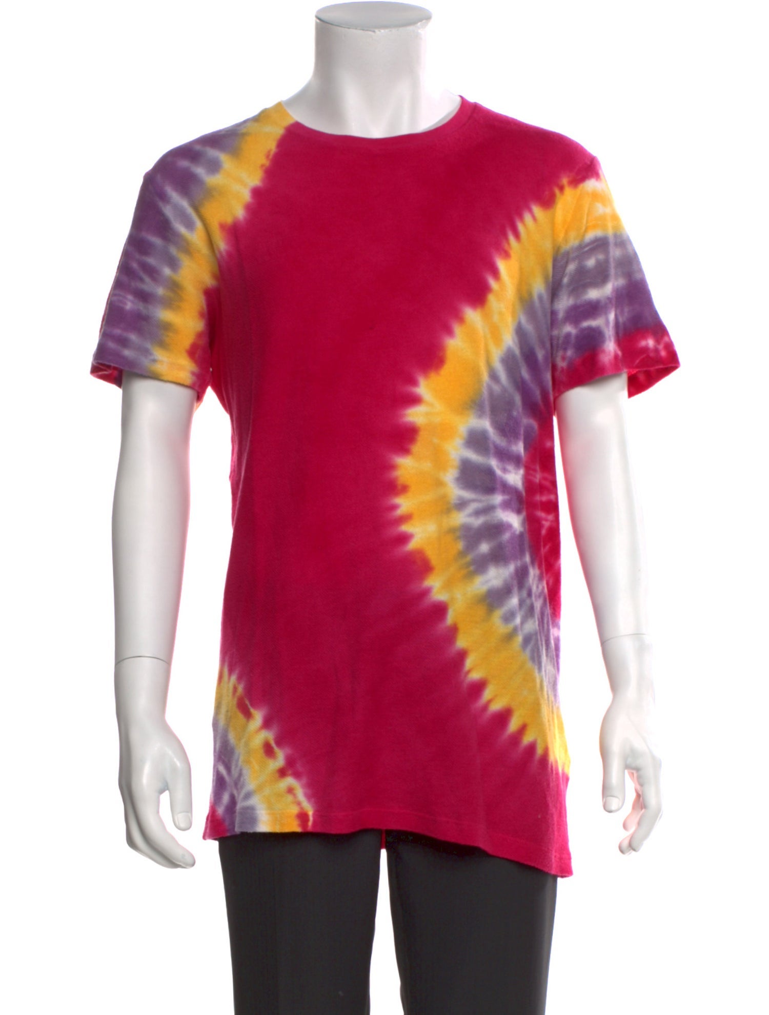 The Elder Statesman Tie-Dye Print Crew Neck T-Shirt