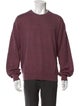 The Elder Statesman Crew Neck Long Sleeve Pullover