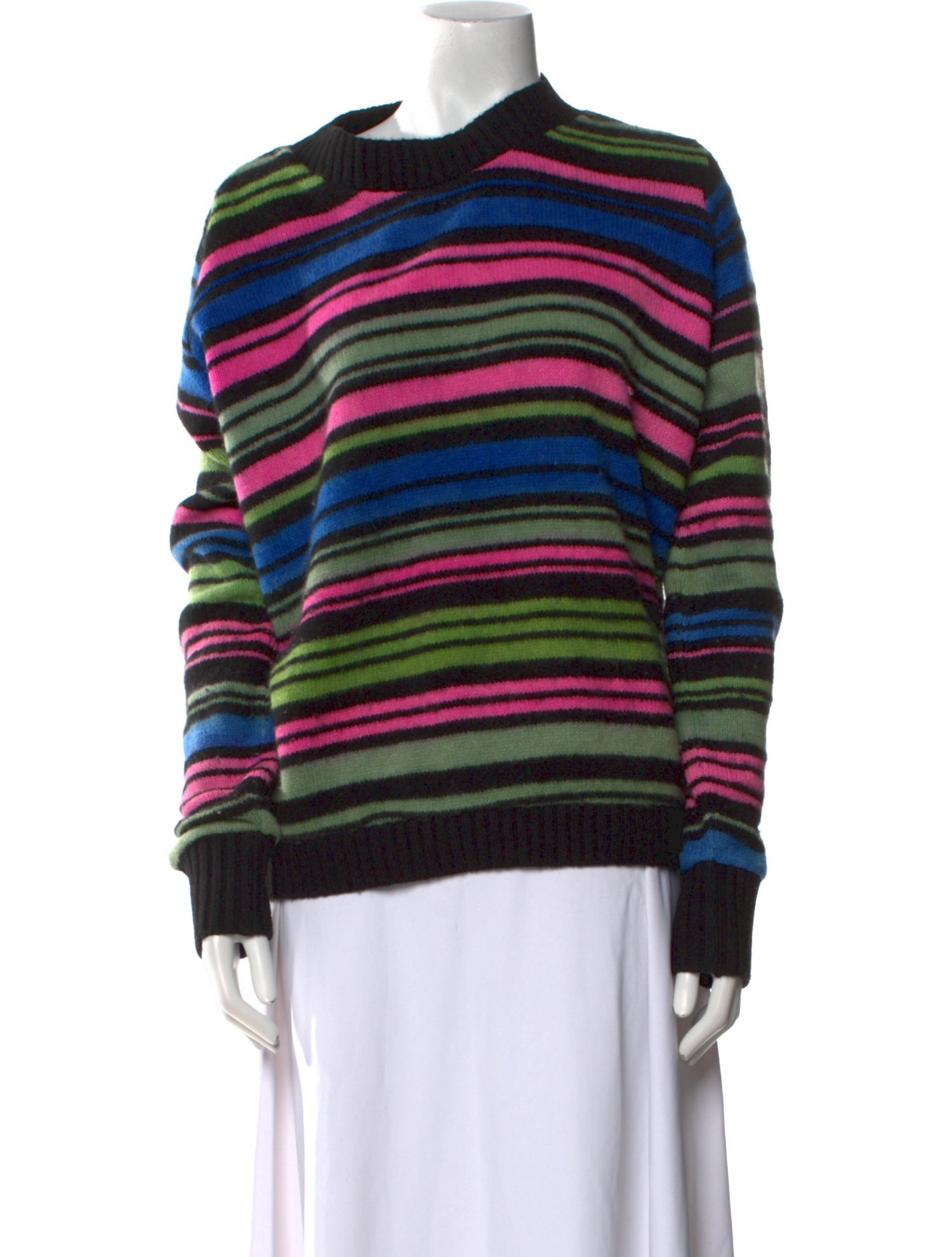 The Elder Statesman Cashmere Striped Sweater