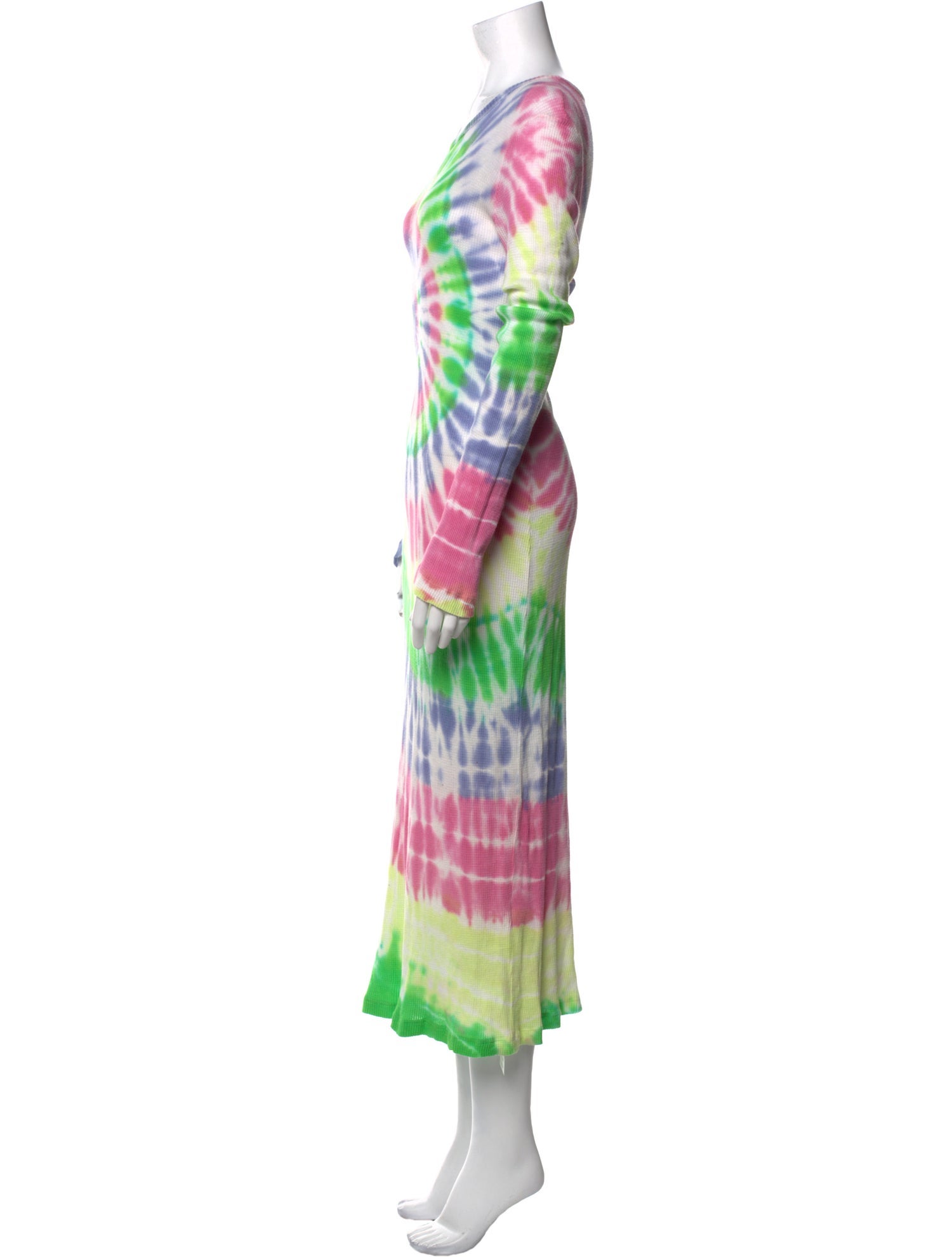 The Elder Statesman Tie-Dye Print Long Dress