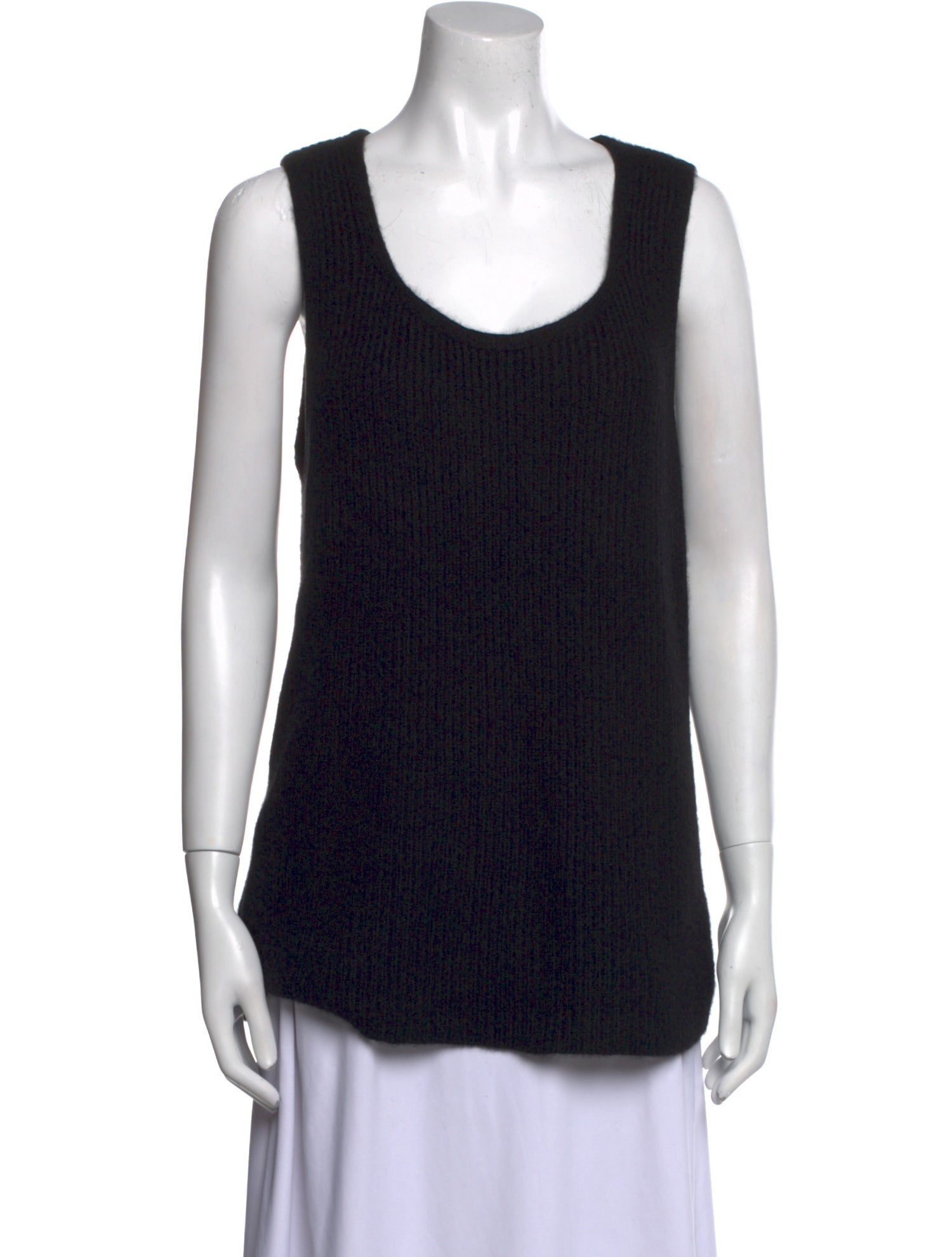 The Elder Statesman Cashmere Scoop Neck Top