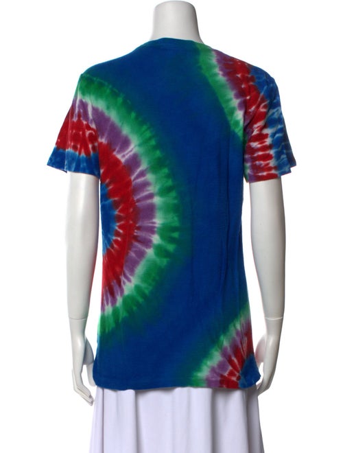The Elder Statesman Tie-Dye Print Crew Neck T-Shirt