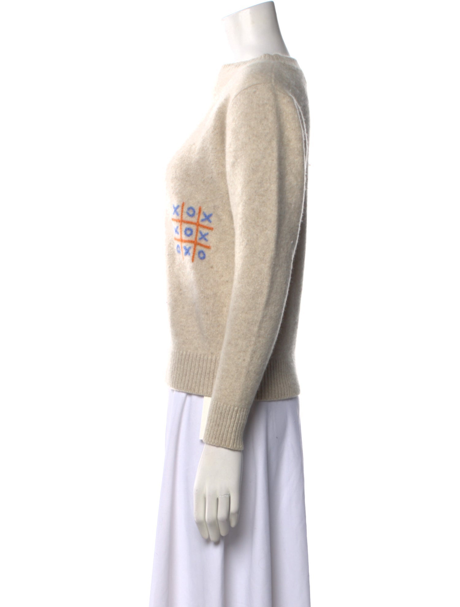 The Elder Statesman Cashmere Graphic Print Sweater