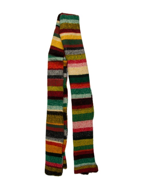 The Elder Statesman Striped Scarf