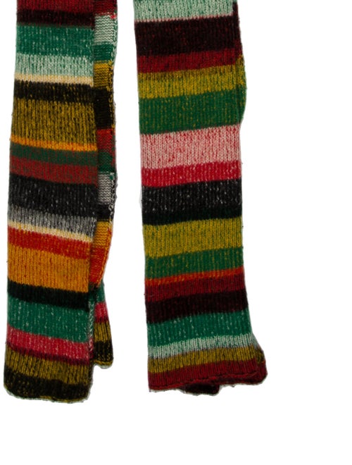 The Elder Statesman Striped Scarf
