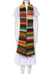 The Elder Statesman Striped Scarf