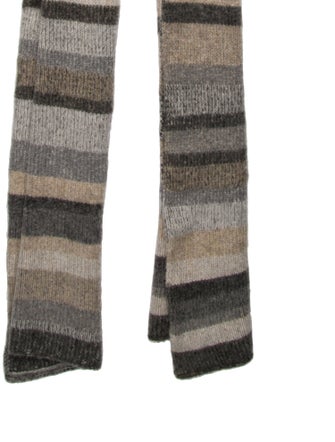 The Elder Statesman Cashmere Striped Scarf