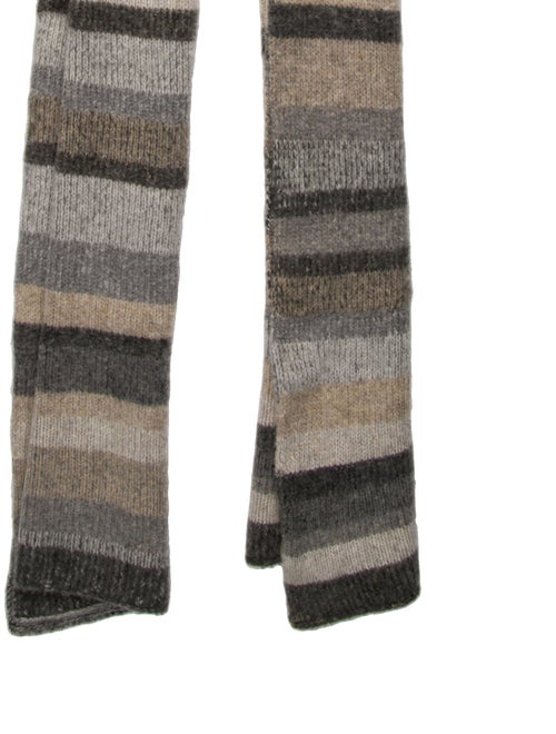 The Elder Statesman Cashmere Striped Scarf