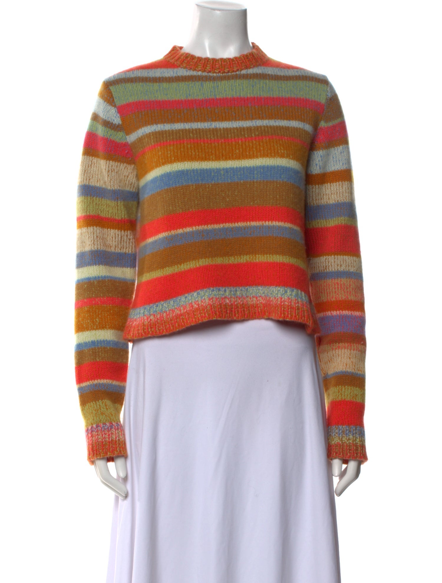 The Elder Statesman Cashmere Striped Sweater