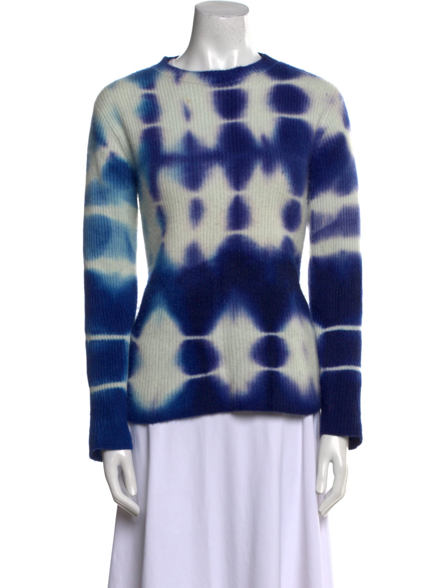 The Elder Statesman Cashmere Tie-Dye Print Sweater