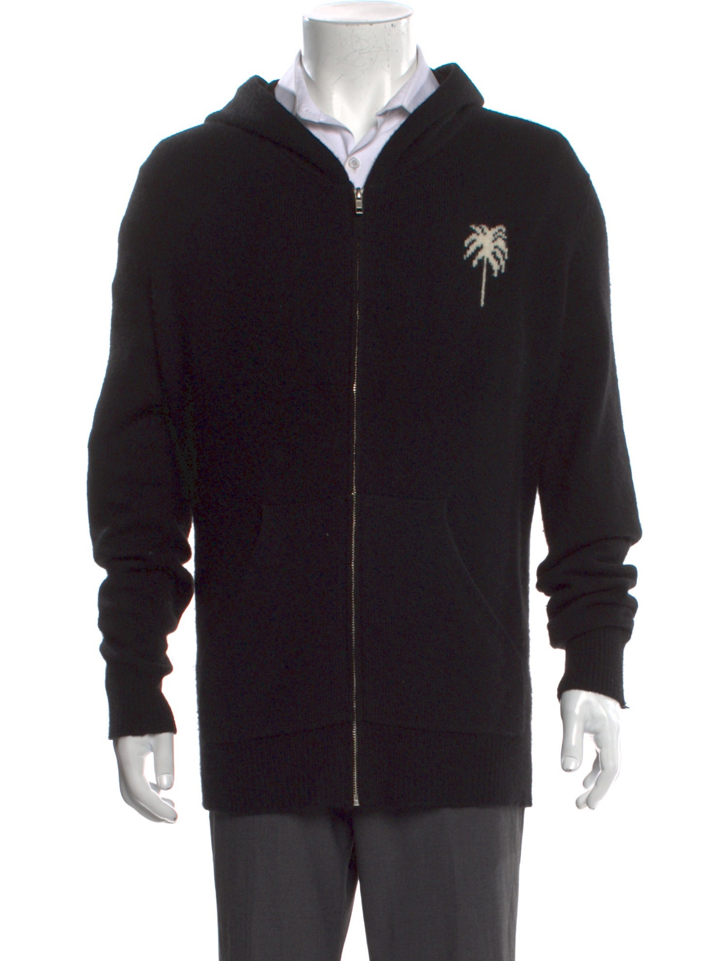 The Elder Statesman Cashmere Graphic Print Cardigan