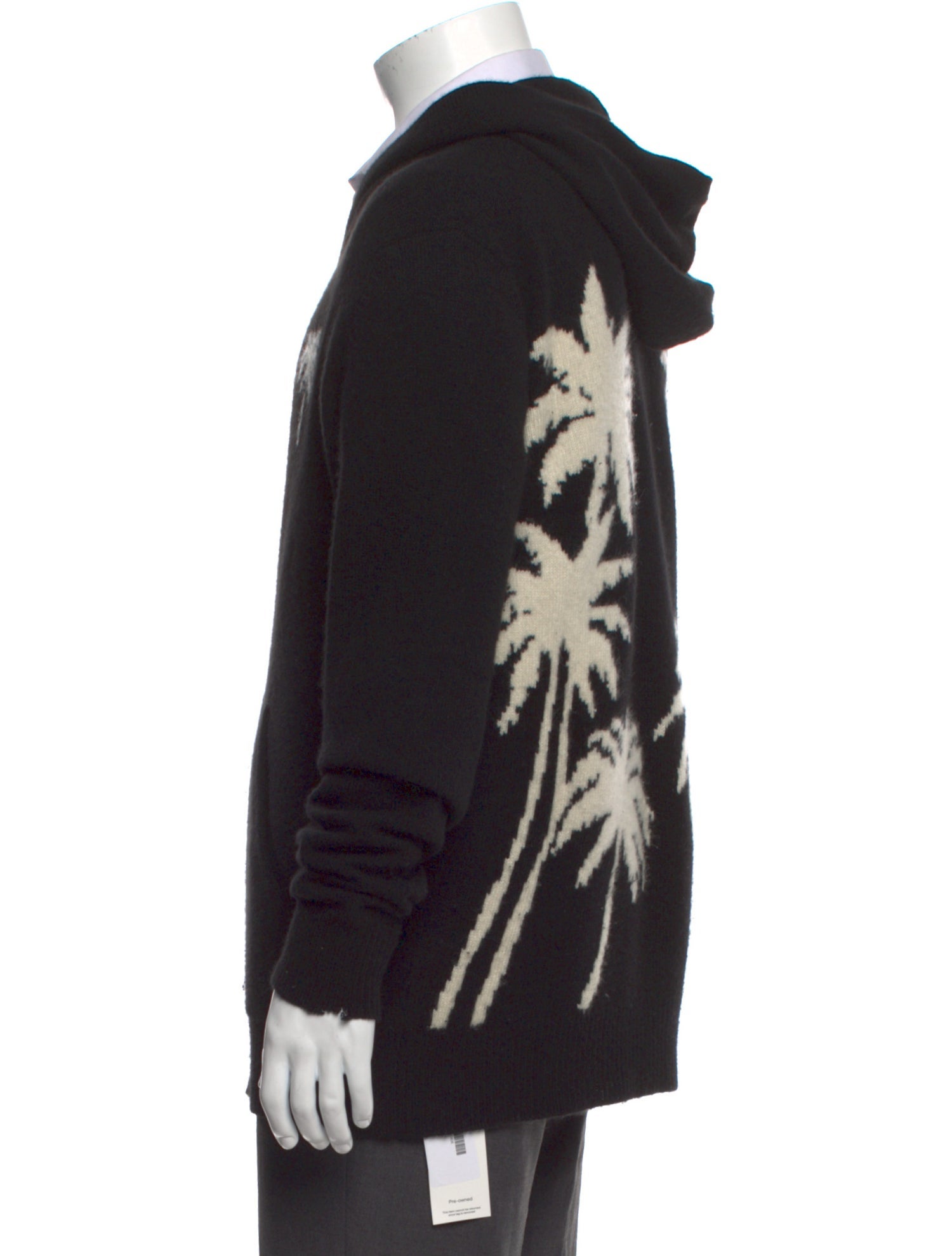 The Elder Statesman Cashmere Graphic Print Cardigan