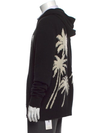 The Elder Statesman Cashmere Graphic Print Cardigan