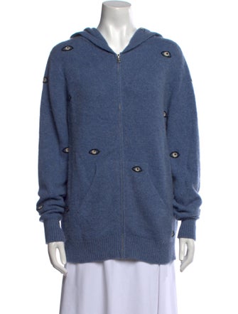 The Elder Statesman Cashmere Patterned Sweater