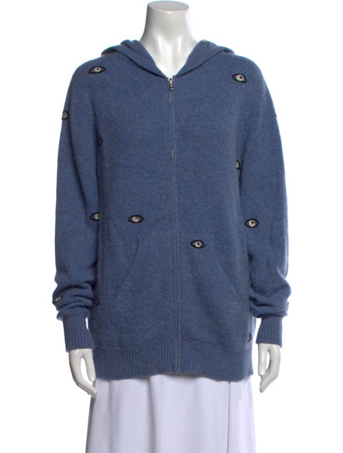 The Elder Statesman Cashmere Patterned Sweater