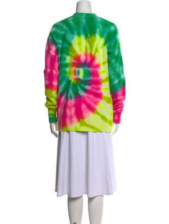 The Elder Statesman Cashmere Tie-Dye Print Sweater
