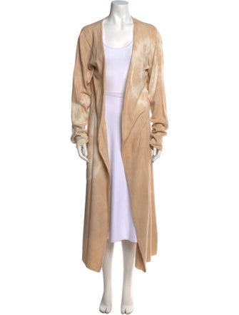 The Elder Statesman Merino Wool Open Front Sweater