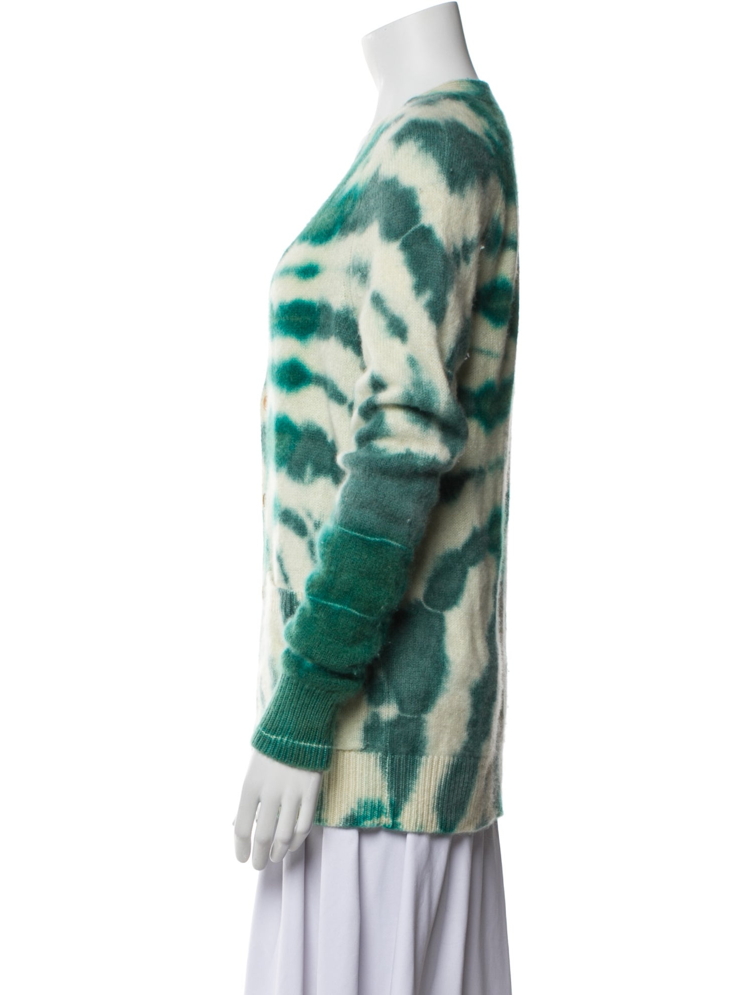 The Elder Statesman Cashmere Tie-Dye Print Sweater