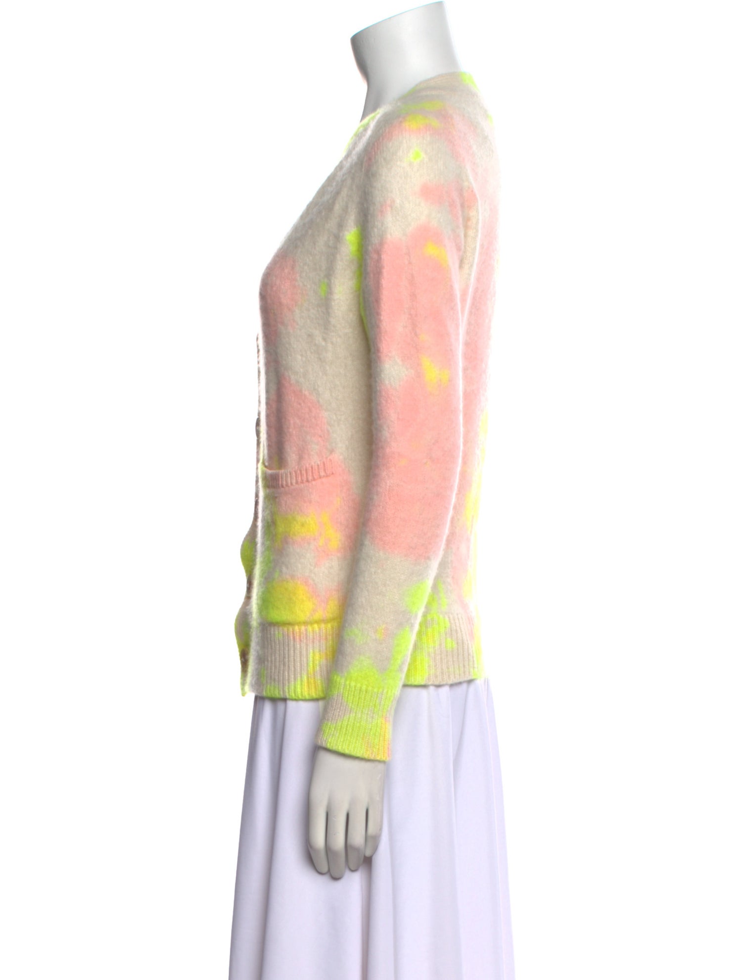 The Elder Statesman Cashmere Printed Sweater