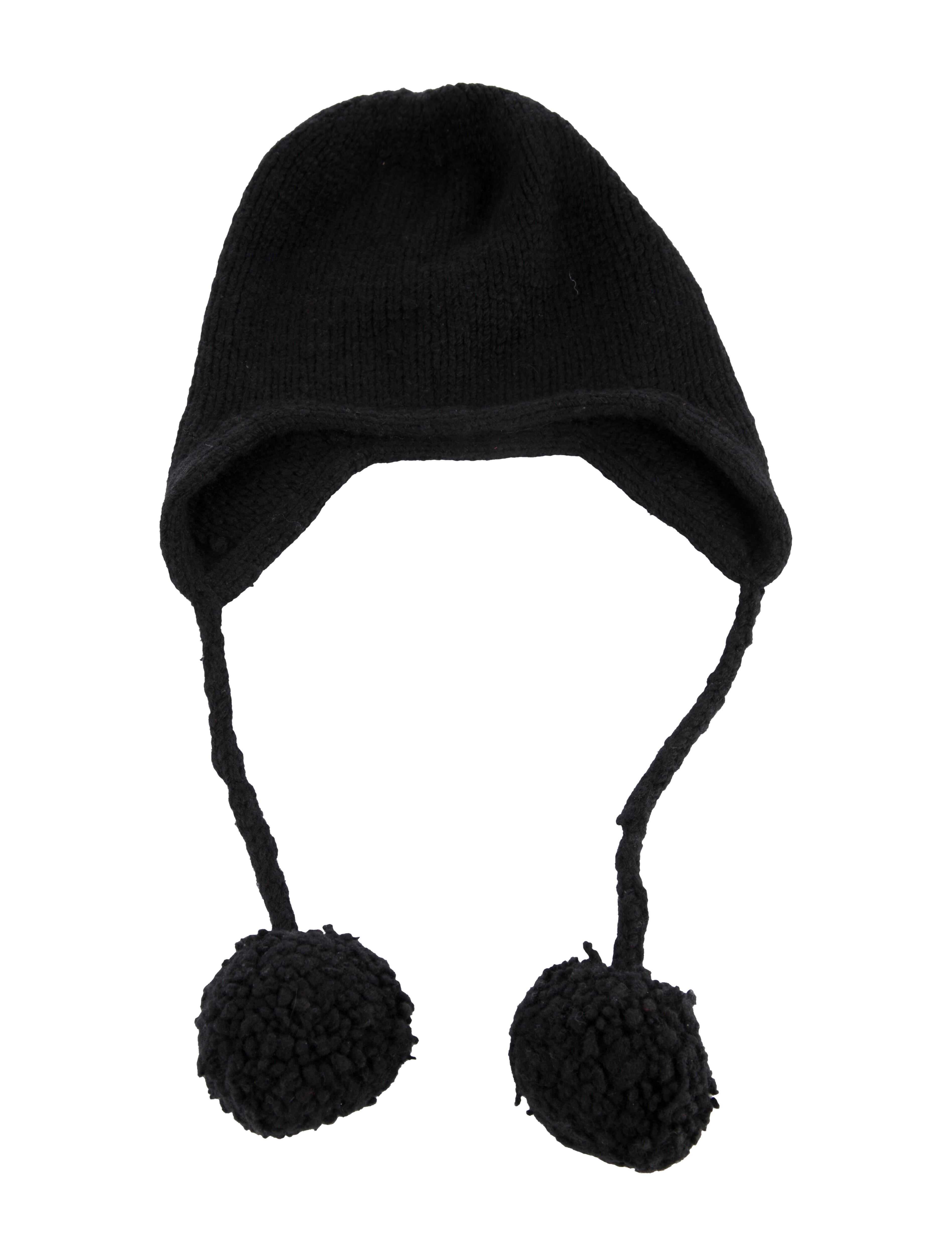 The Elder Statesman Pom KNit Winter Hat