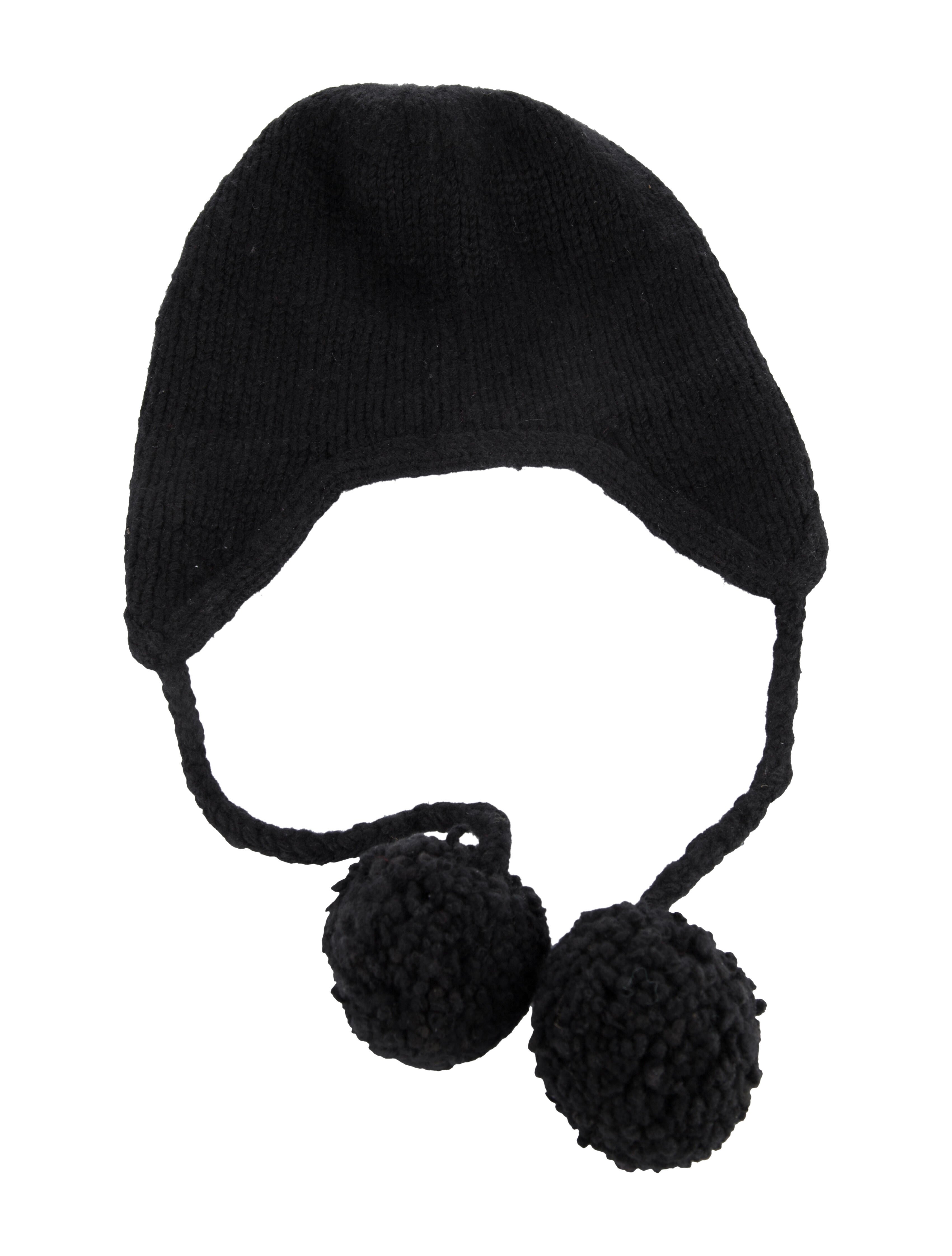 The Elder Statesman Pom KNit Winter Hat