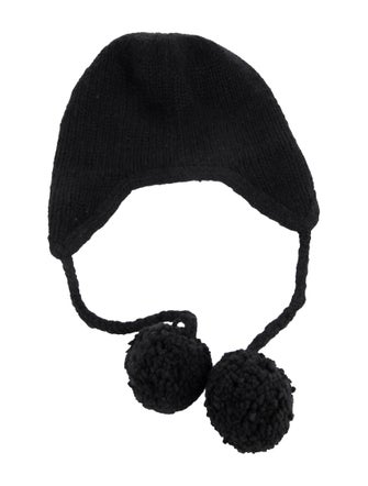 The Elder Statesman Pom KNit Winter Hat