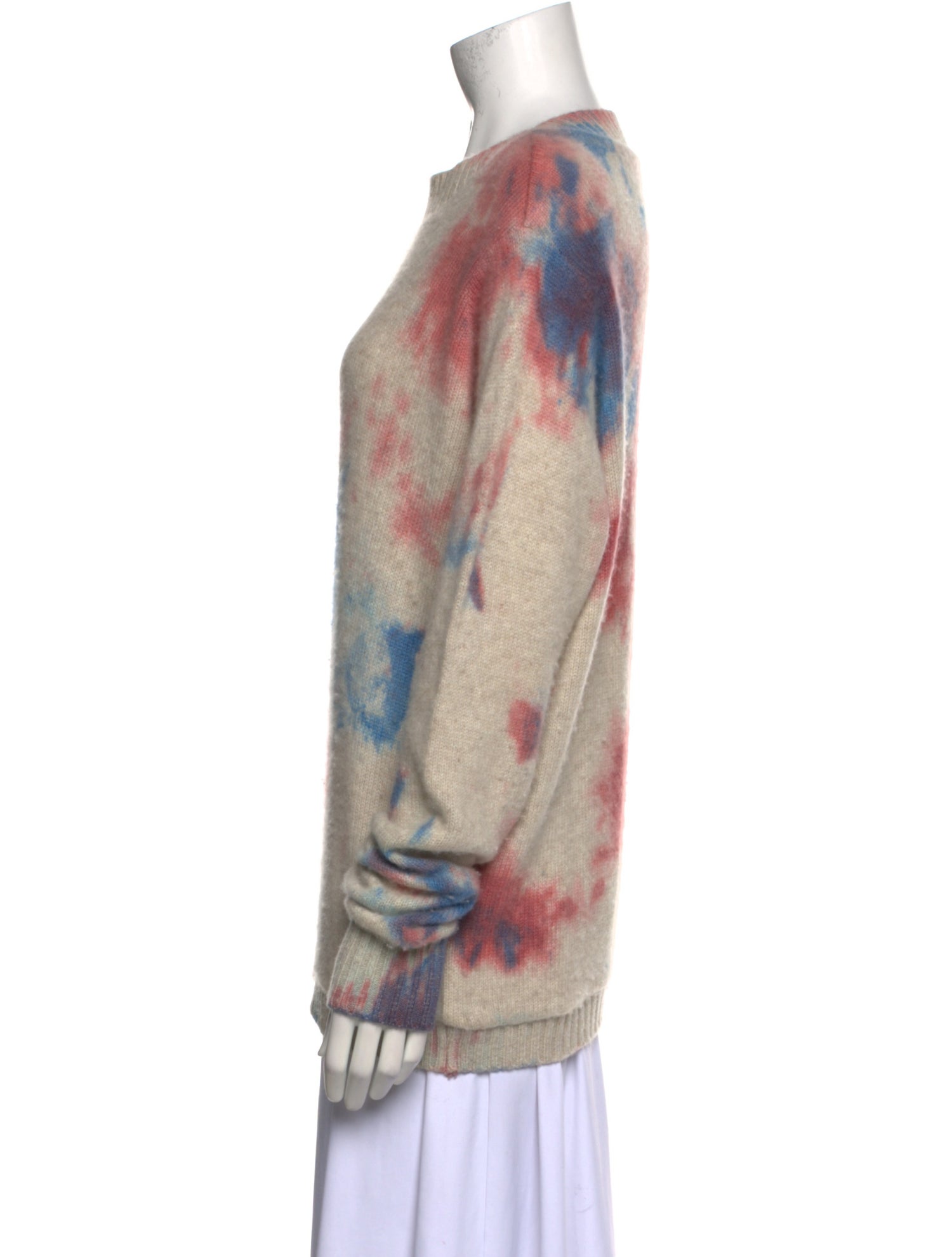 The Elder Statesman Cashmere Tie-Dye Print Sweater