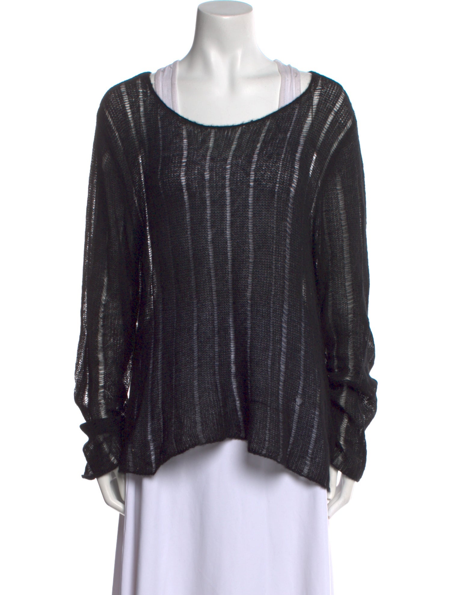 The Elder Statesman Cashmere Scoop Neck Sweater