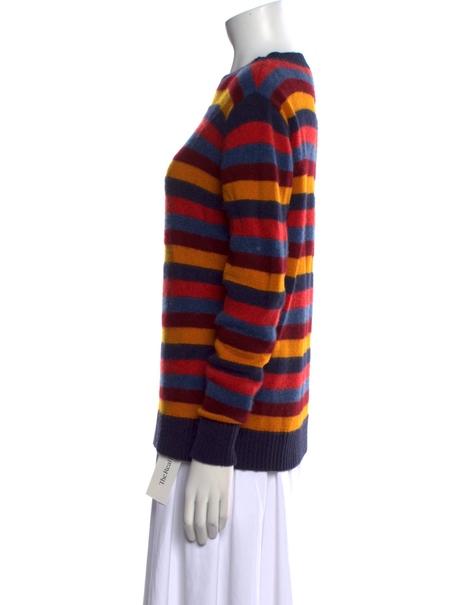 The Elder Statesman Cashmere Striped Sweater