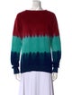 The Elder Statesman Cashmere Tie-Dye Print Sweater
