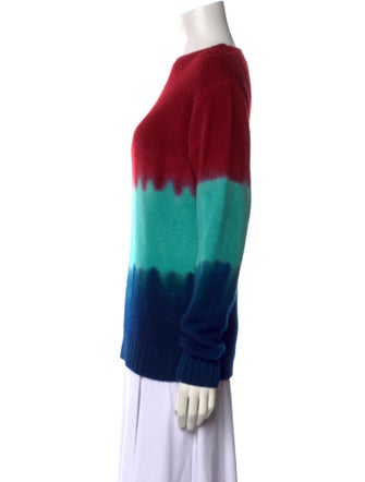The Elder Statesman Cashmere Tie-Dye Print Sweater