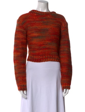 The Elder Statesman Virgin Wool Striped Sweater