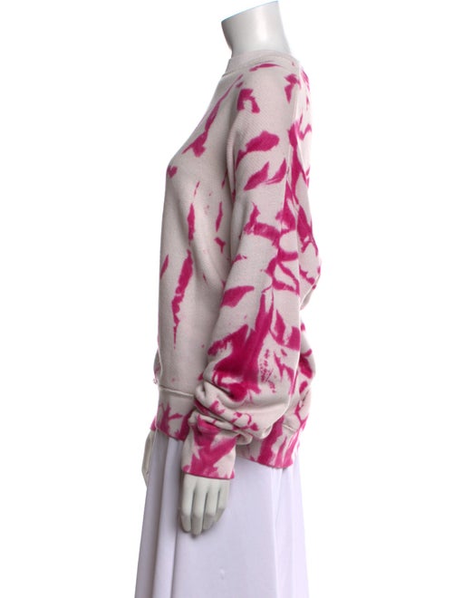 The Elder Statesman Printed Mock Neck Sweatshirt