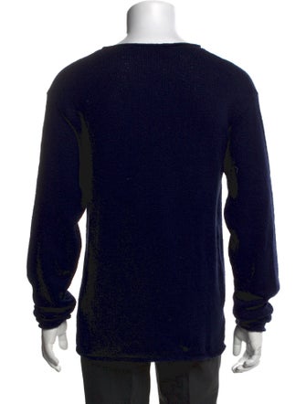 The Elder Statesman Crew Neck Long Sleeve Pullover