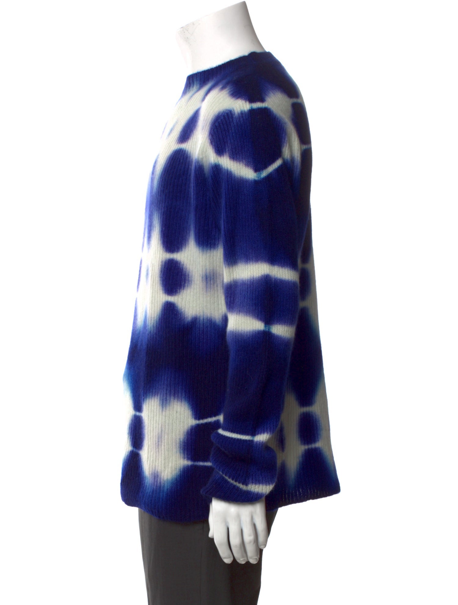 The Elder Statesman Cashmere Tie-Dye Print Pullover