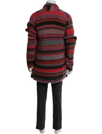 The Elder Statesman Cashmere Striped Cardigan