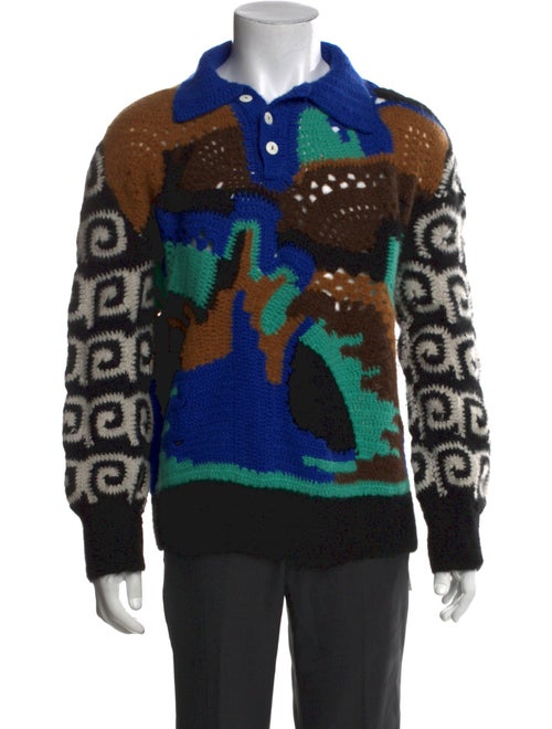 The Elder Statesman Cashmere Printed Cardigan