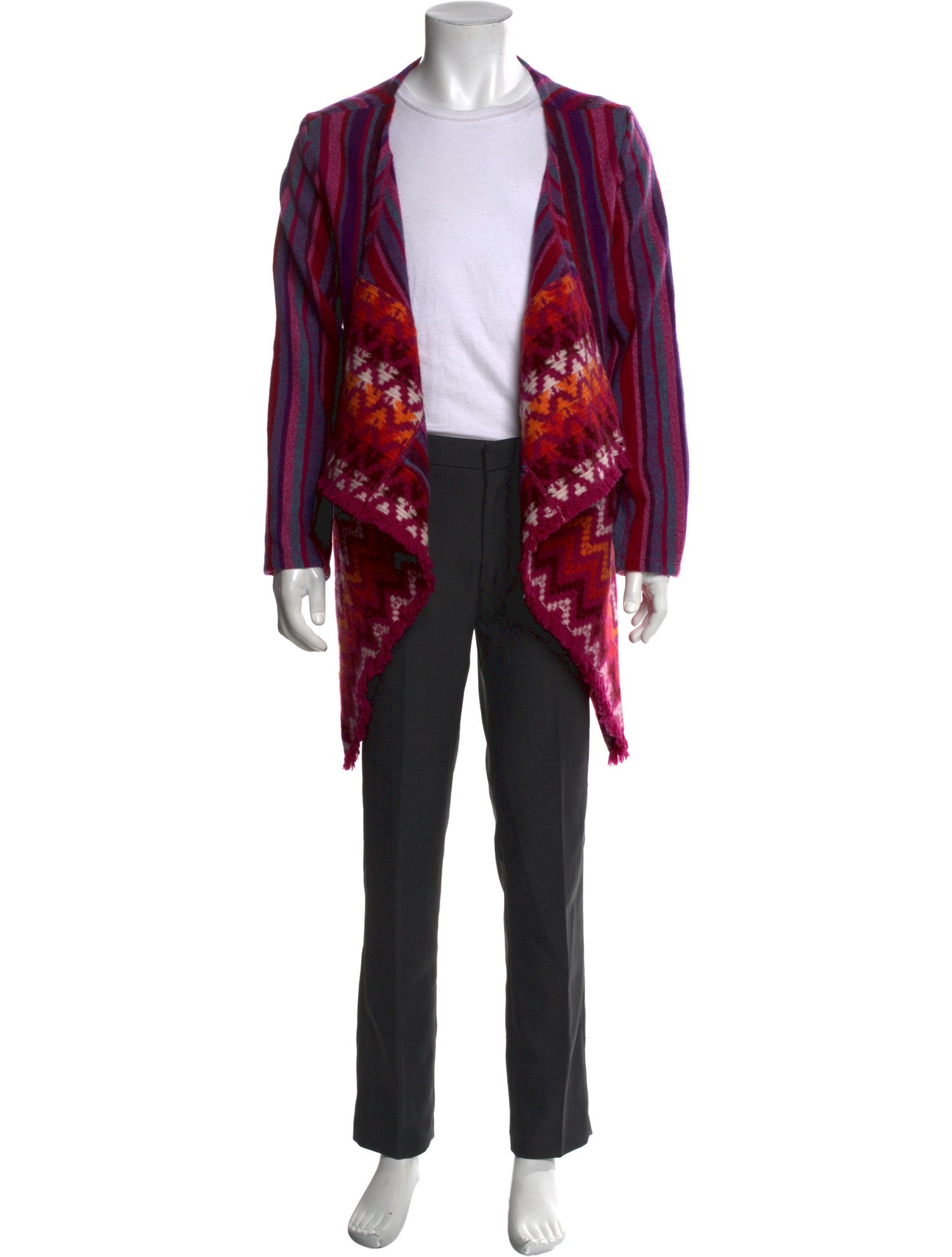The Elder Statesman Cashmere Printed Cardigan