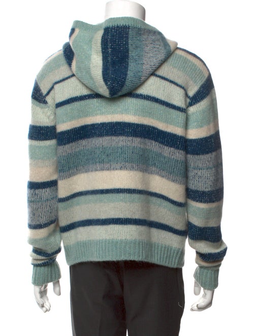 The Elder Statesman Cashmere Striped Cardigan