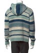 The Elder Statesman Cashmere Striped Cardigan
