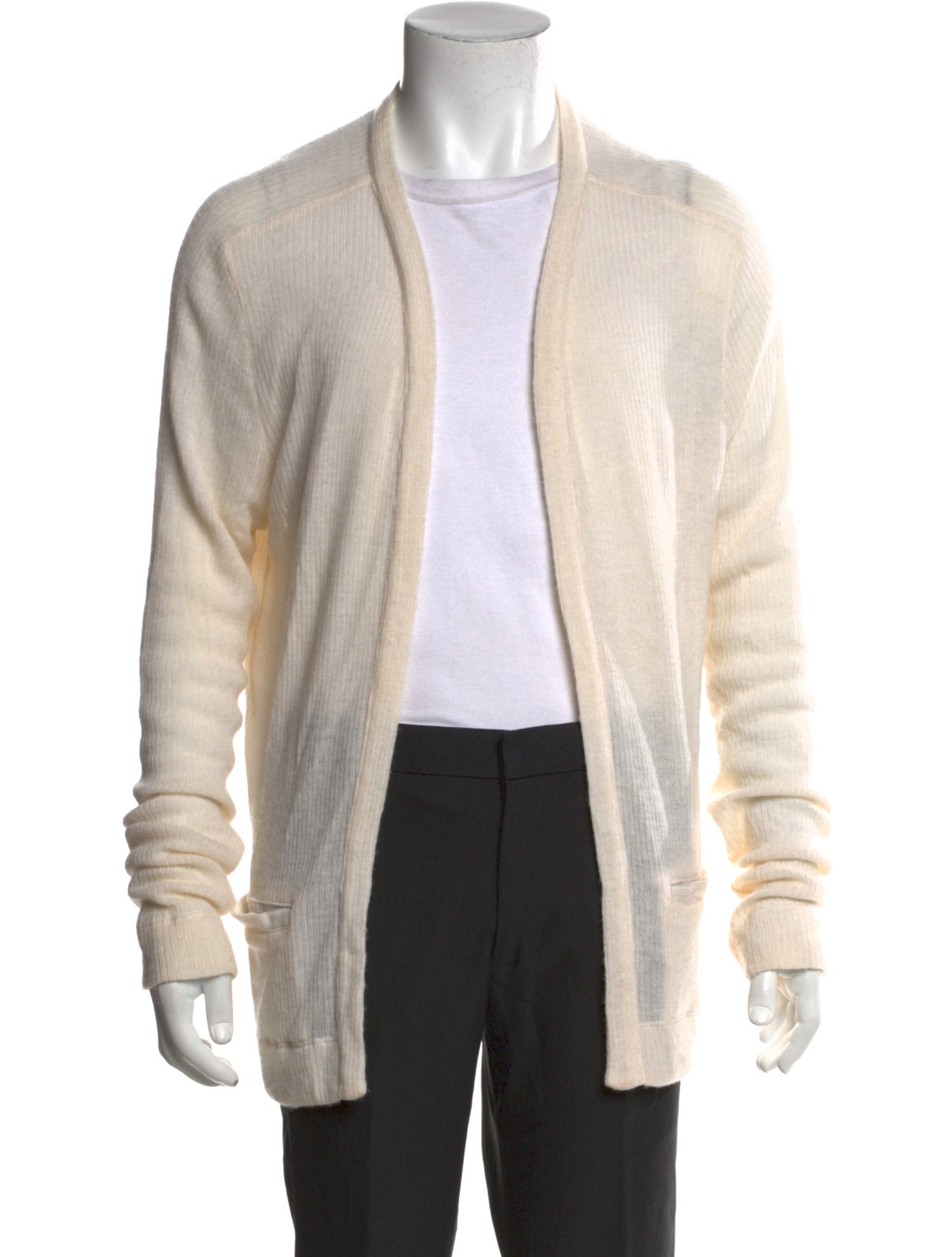 The Elder Statesman Cashmere Open Front Cardigan