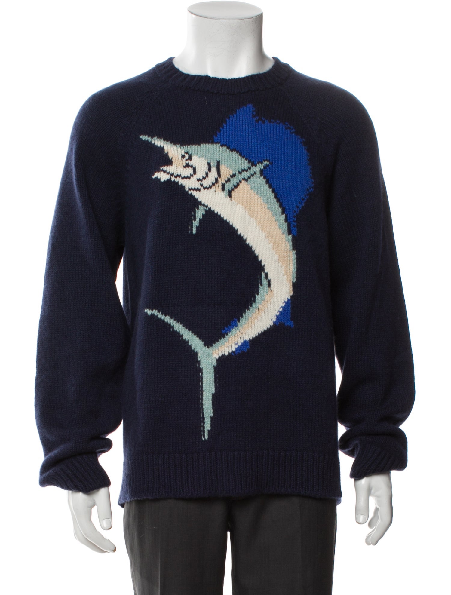 The Elder Statesman Cashmere Graphic Print Pullover